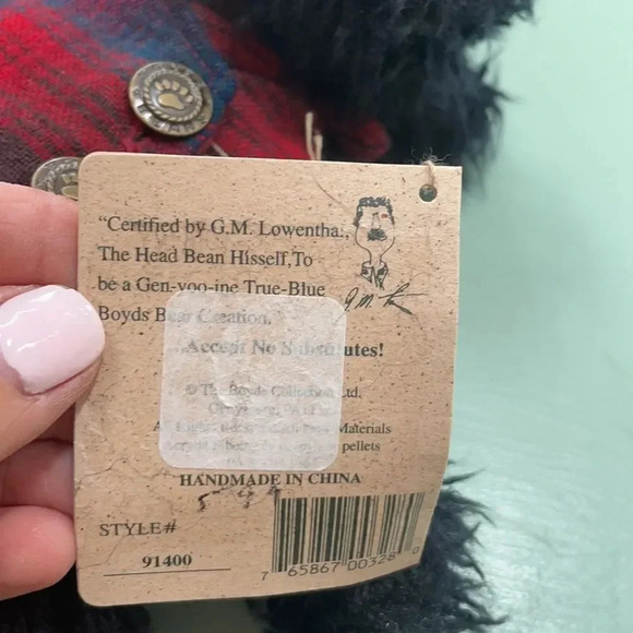 Boyds Bears STEWART MACGREGOR 91400 Plush Bear NWT - Picture 9 of 10